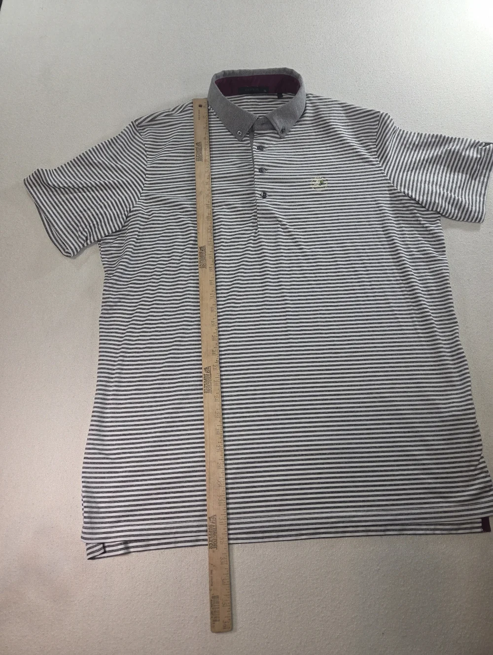 Greyson Striped Performance Golf Polo XL